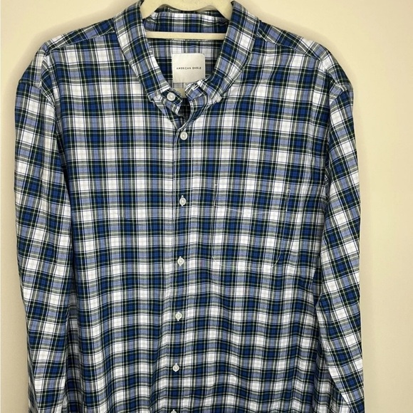 American Eagle mens plaid button down shirt - Picture 1 of 10